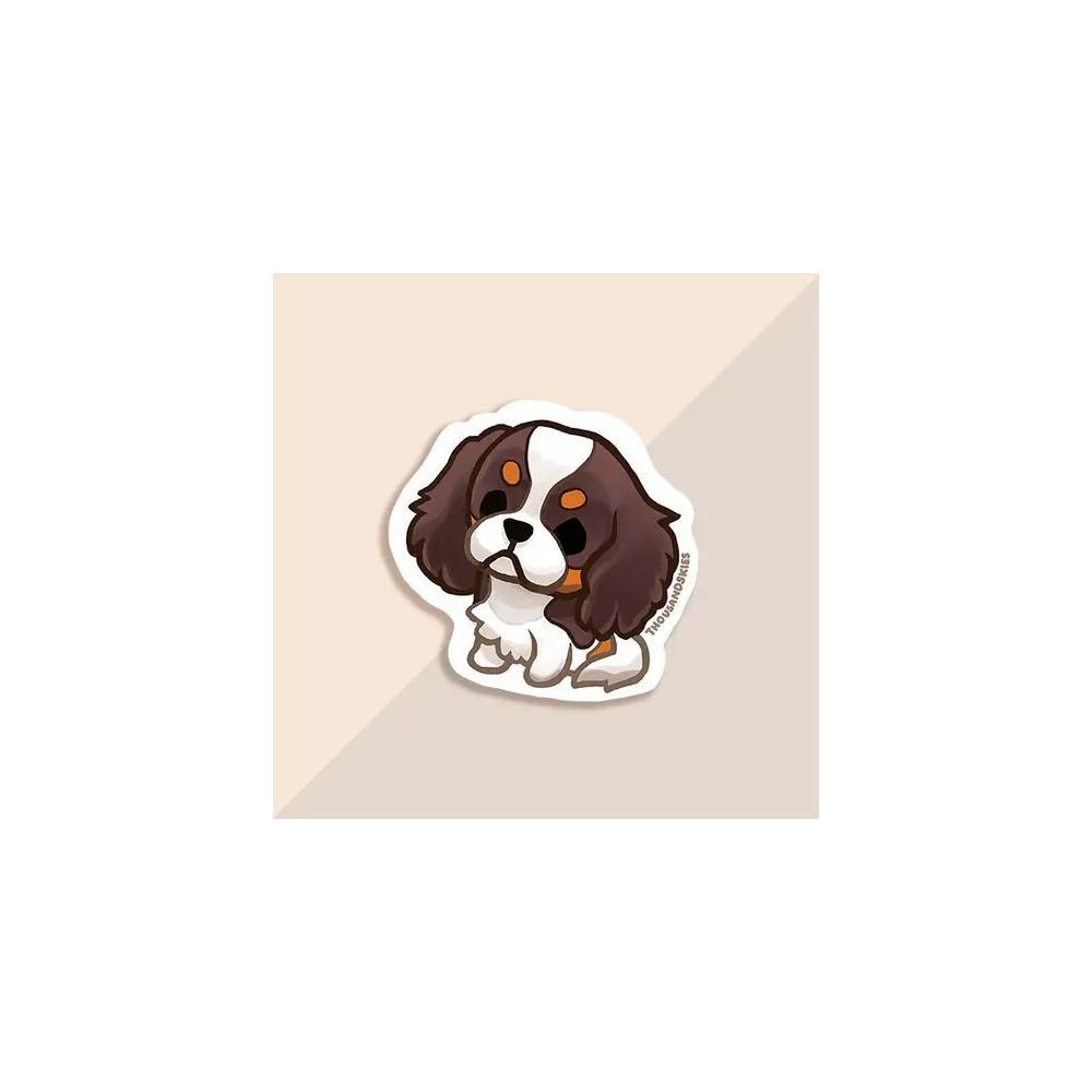 Stickers, Art & School, Thousand Skies, Vinyl, Transparent, King Charles Spaniel, Tri-color, 760454